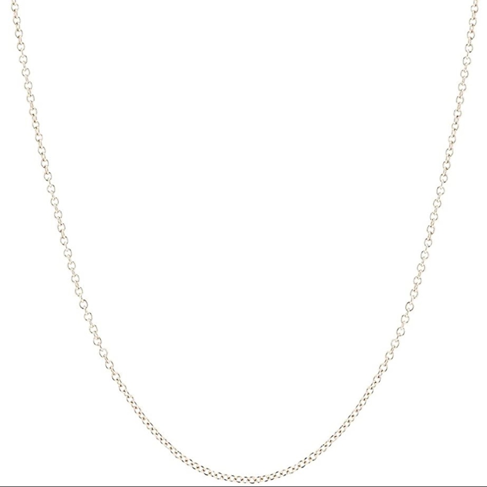 Helen Ficalora Sterling Silver 18 Inch Fine Chain Necklace